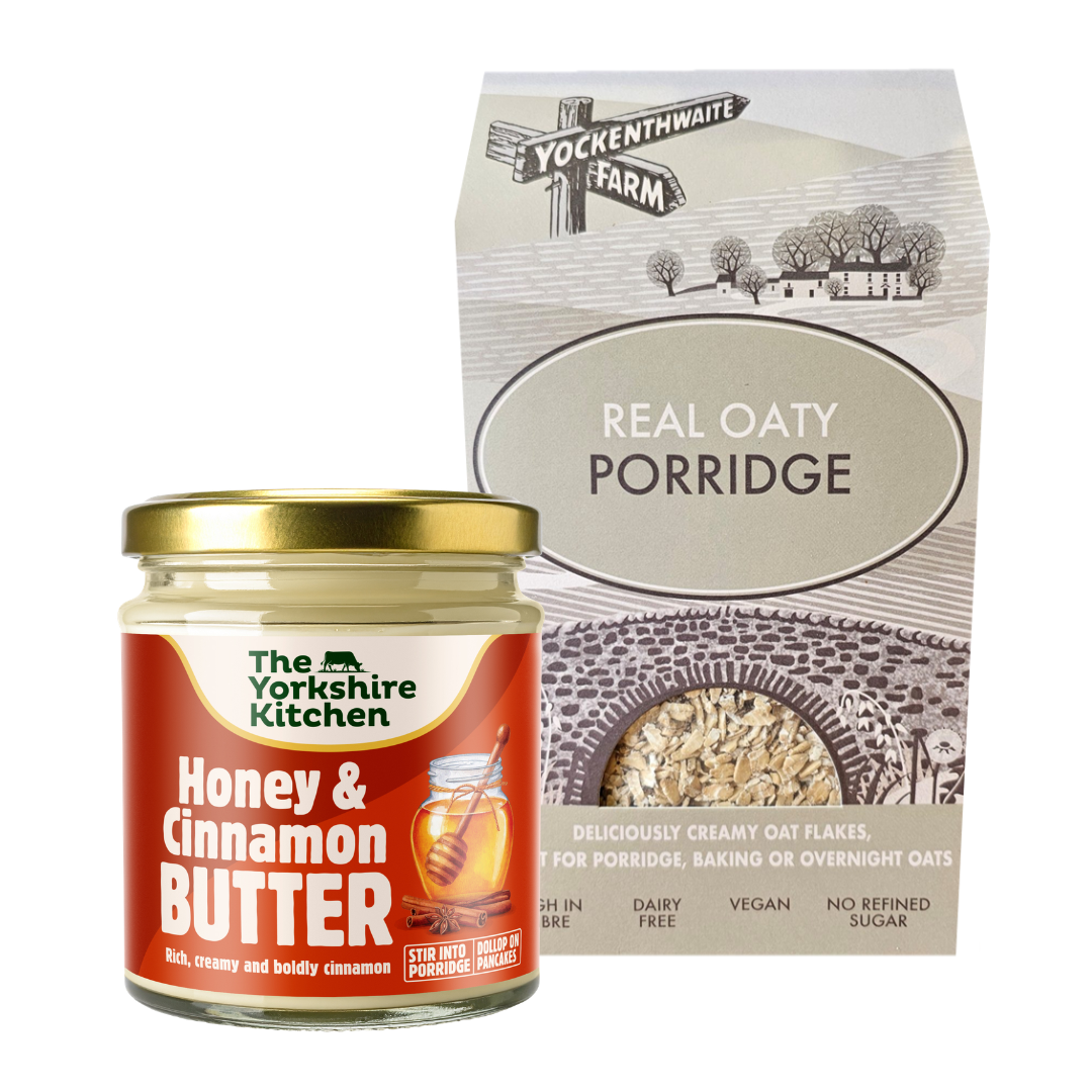 Honey & Cinnamon Butter + Yockenthwaite Farm Real Oaty Porridge